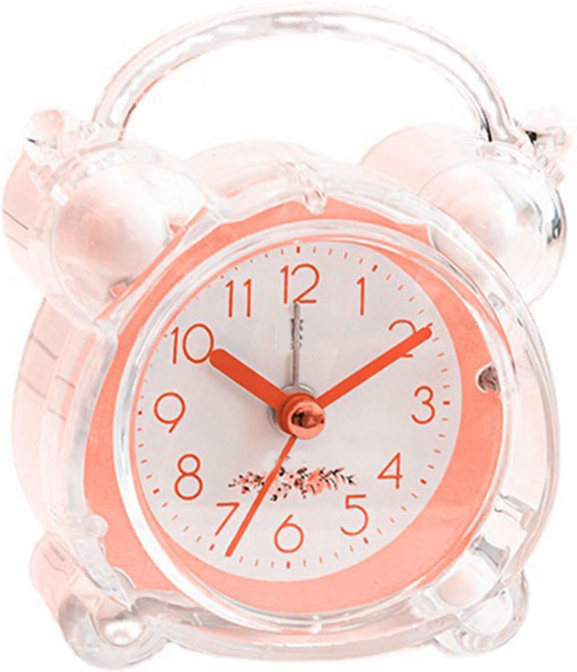 Loud Alarm Clock for Heavy Sleepers Pink ABS Design