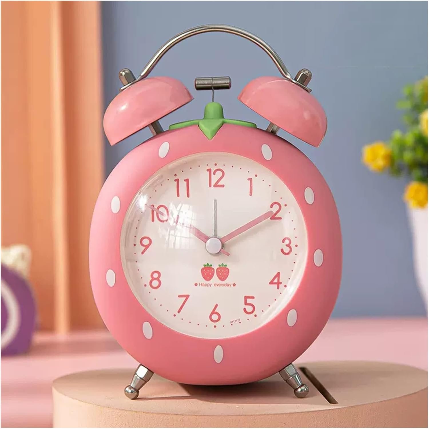 Kids Alarm Clock with Double Bell and Night Light