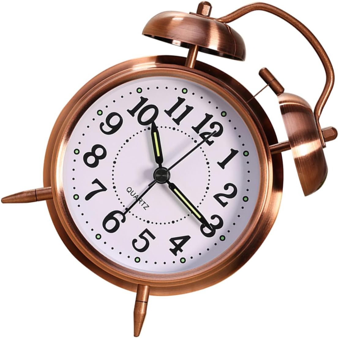 Classic Double Bells Alarm Clock with Luminous Design