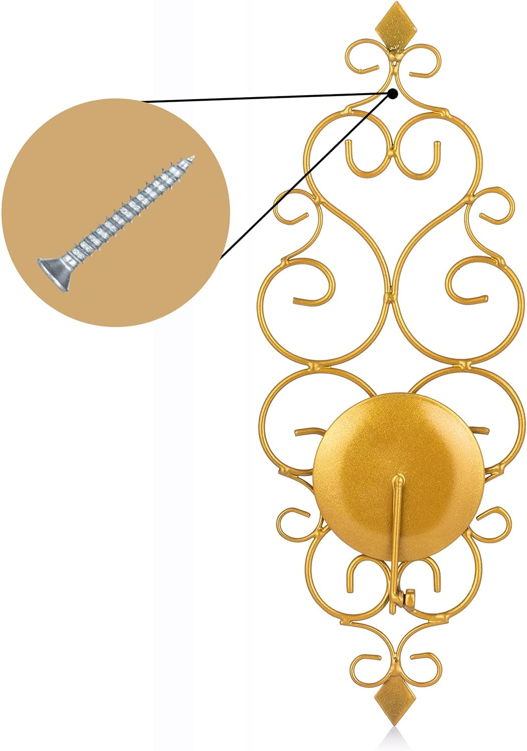 Sziqiqi Candle Sconces Wall Decor Set of 2