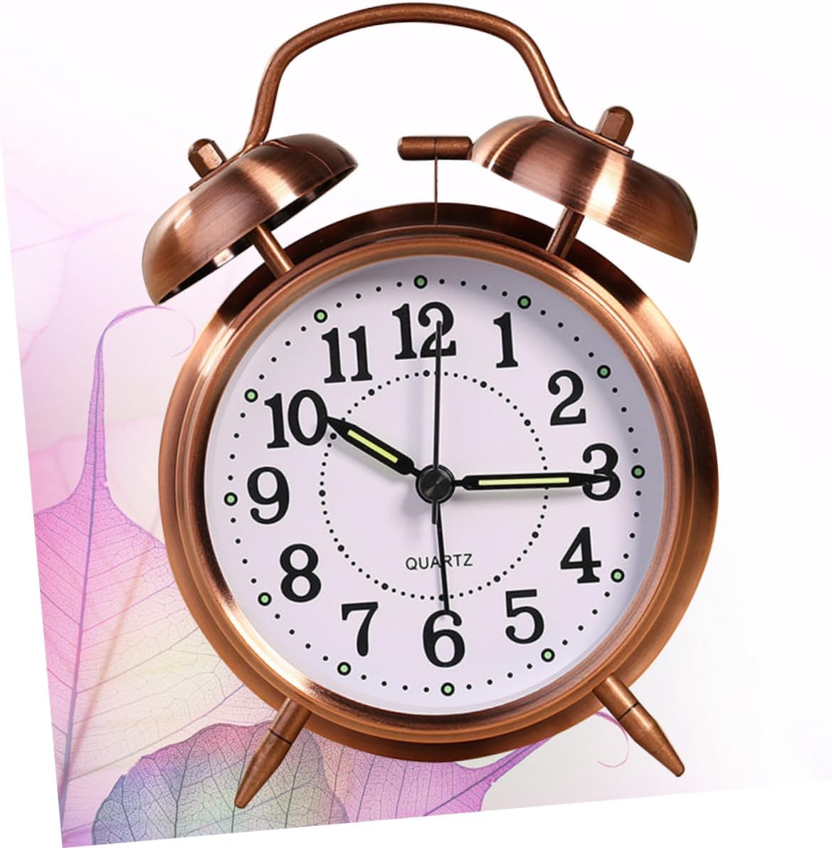 ERINGOGO Double Bells Alarm Clock with Mute Function