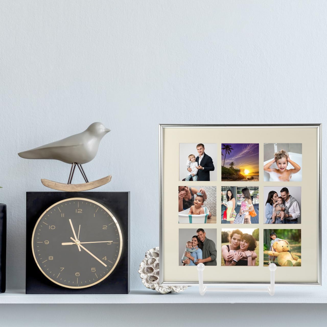 PRETYZOOM Iron Plate Holder Easel Display Stand