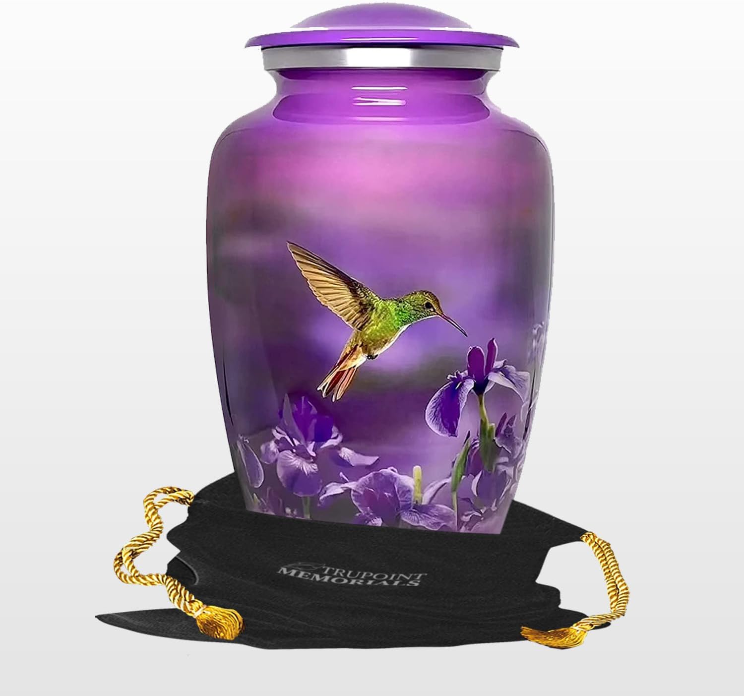 Large Hummingbird Urn for Human Ashes