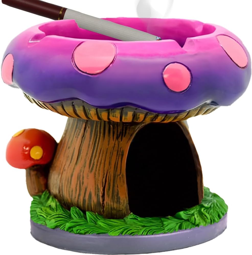 Fantastical Mushroom Ashtrays with Storage