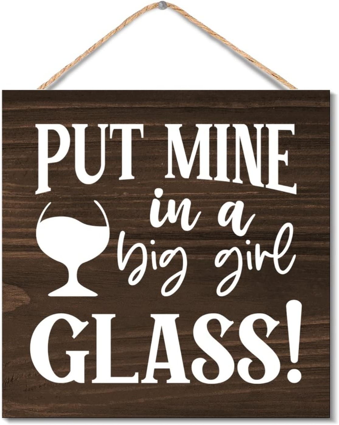 Rustic Wood Sign for Big Girl Wall Art Decor