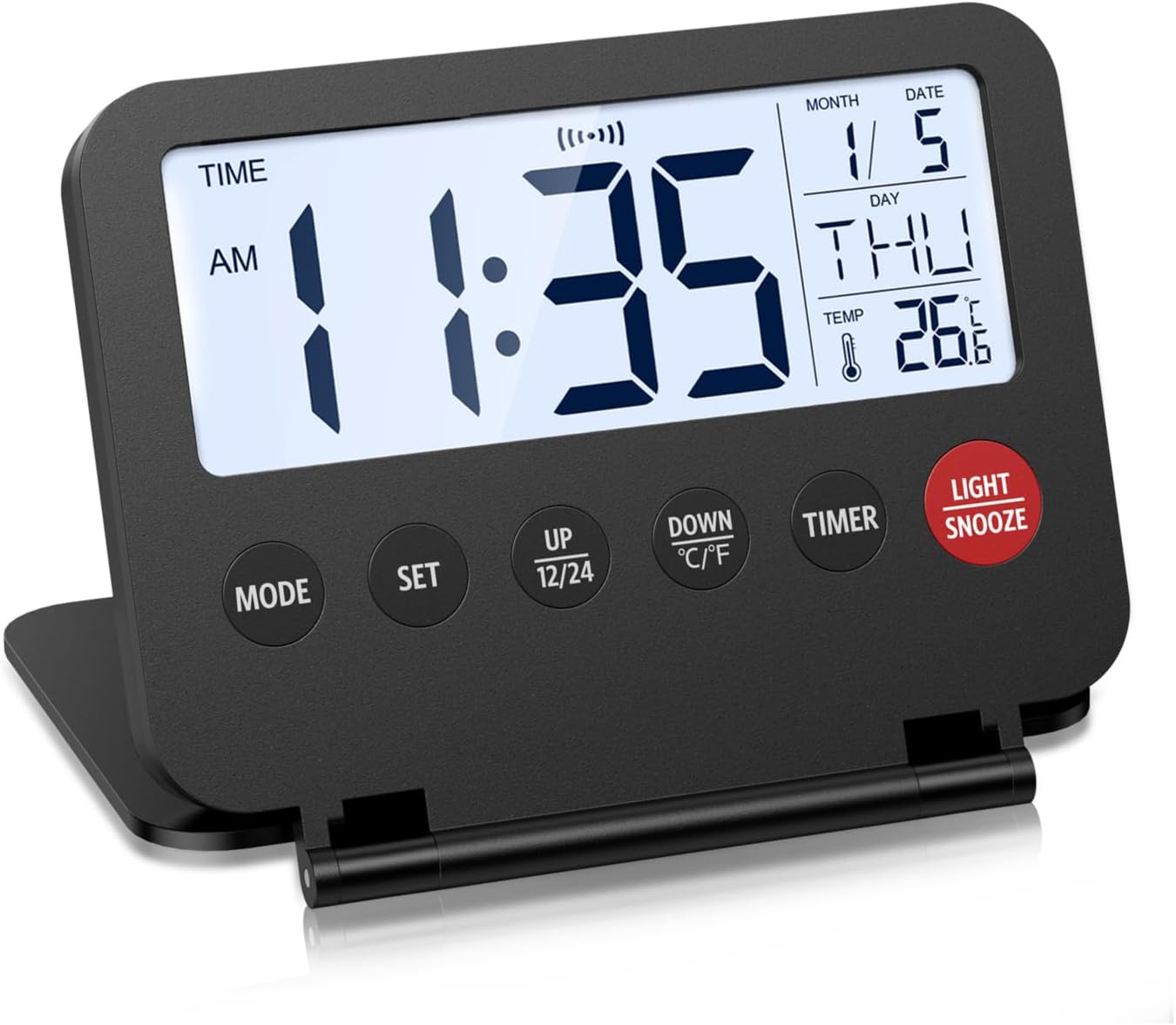ORIA Digital Alarm Clock with Backlight and Snooze