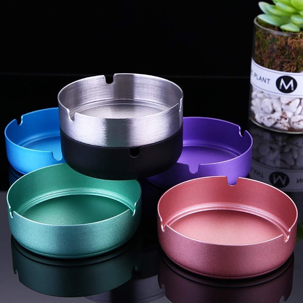 Pink Korean Design Stainless Steel Ashtray Set