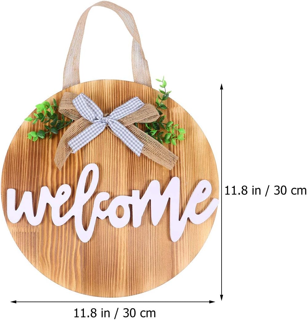 VICASKY Welcome Wall Hanging Sign Rustic Decor