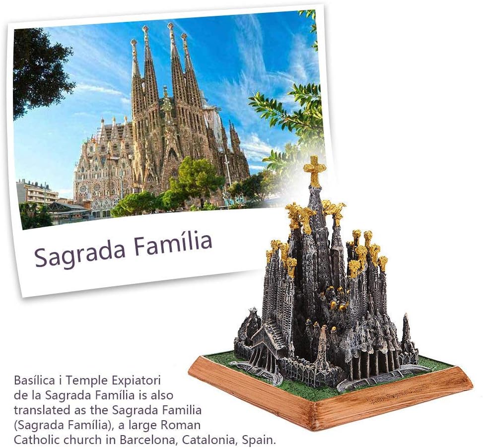 Sagrada Famlia Resin Statue Home Dcor Accent