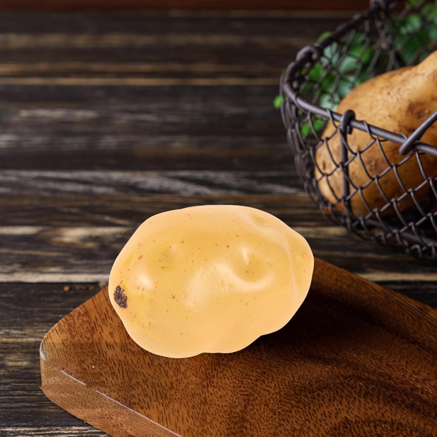 Operitacx 6Pcs Realistic Foam Potato Decor Models