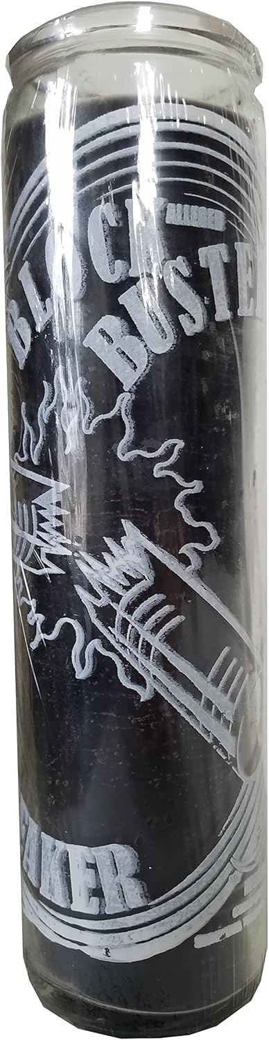 Spell Breaker Black Pillar Candle 8 Inches Tall