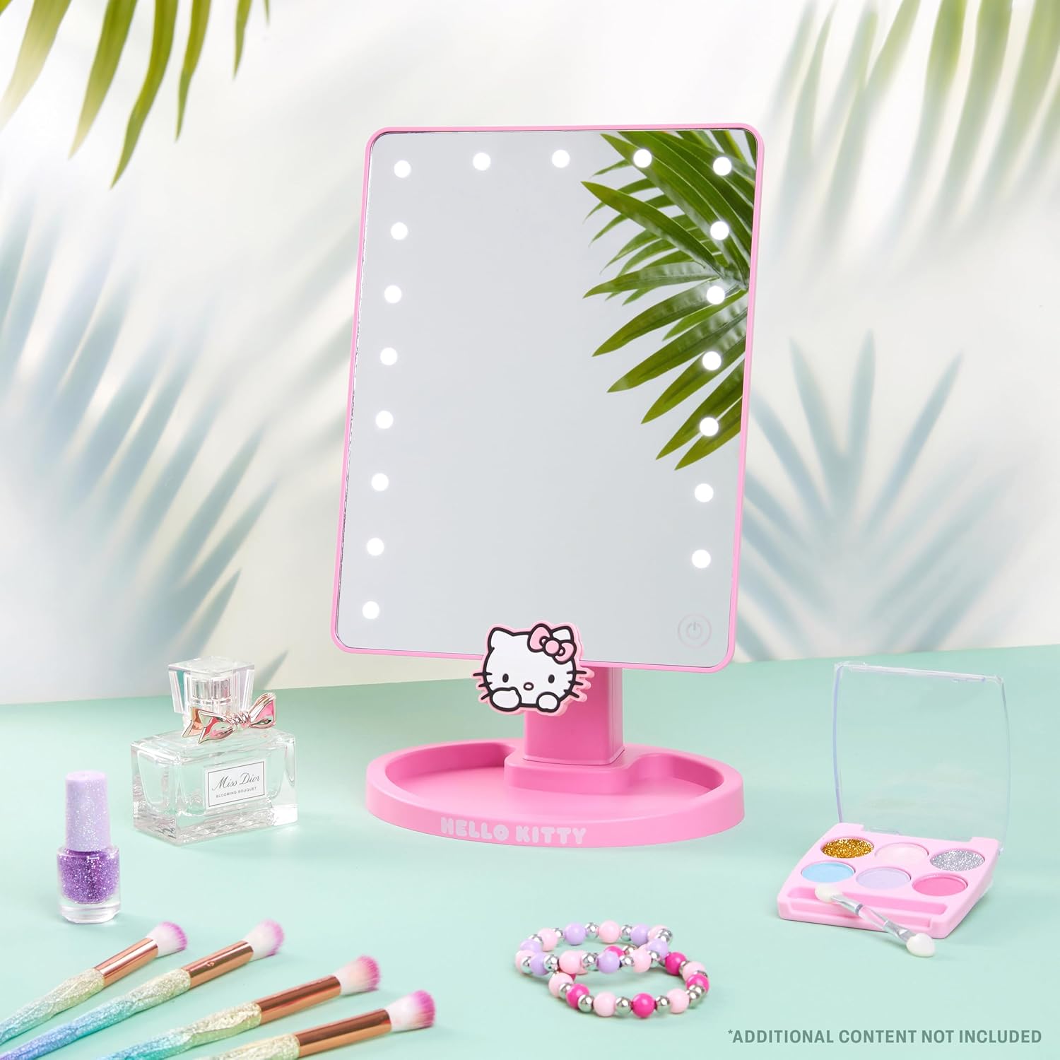 Hello Kitty Vanity Mirror with LED Touch Screen and Trinket Tray