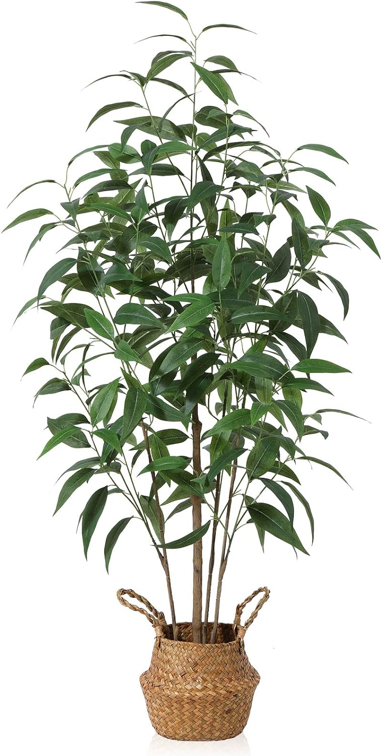 Ferrgoal 4ft Artificial Eucalyptus Tree in Pot