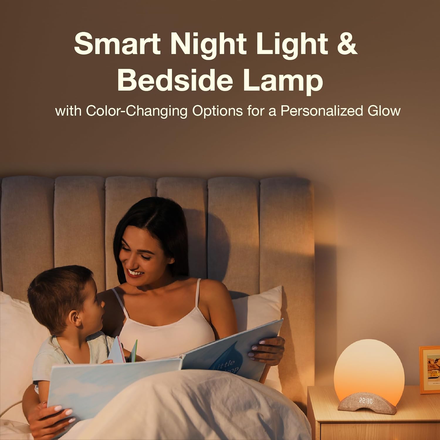 LaView Sunrise Alarm Clock with Wake Up Light and White Noise