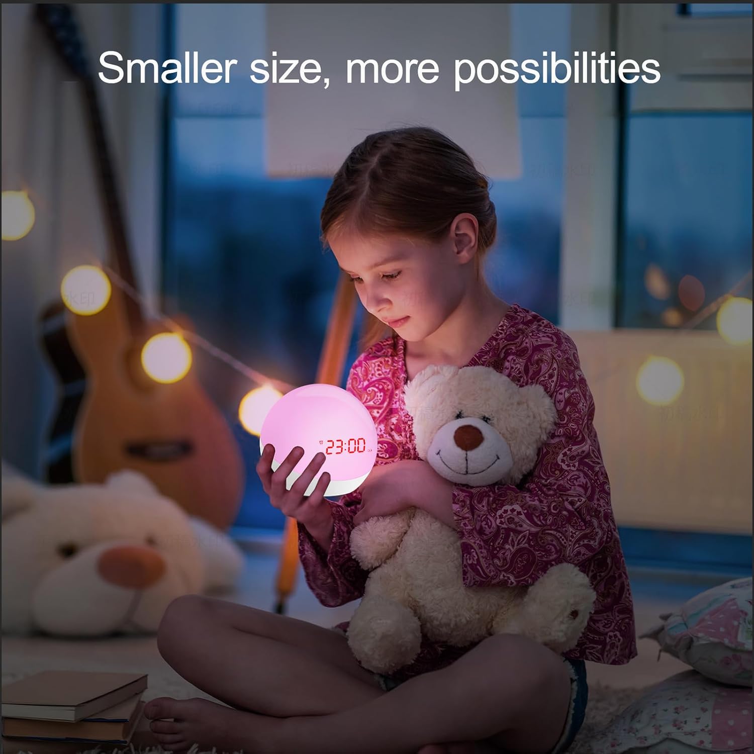 Homidy Alarm Clock for Kids with Night Light and Sound