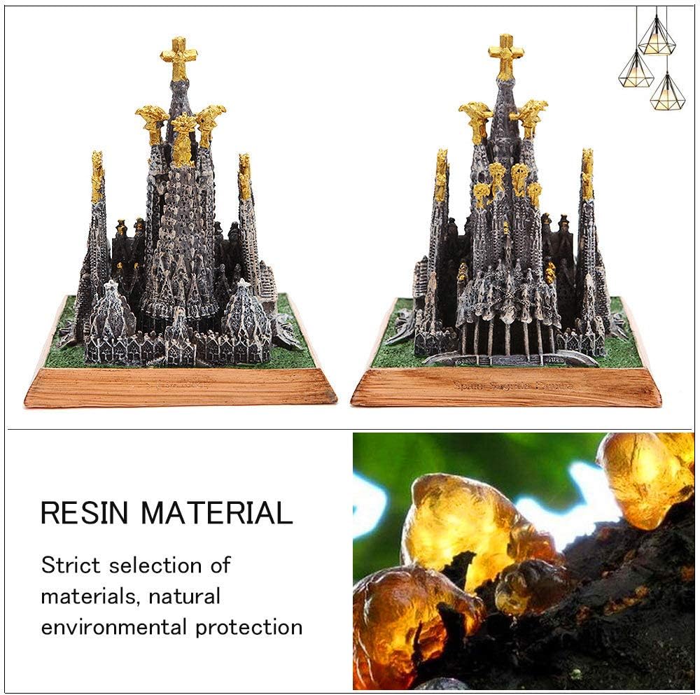 Sagrada Famlia Resin Statue Home Dcor Accent