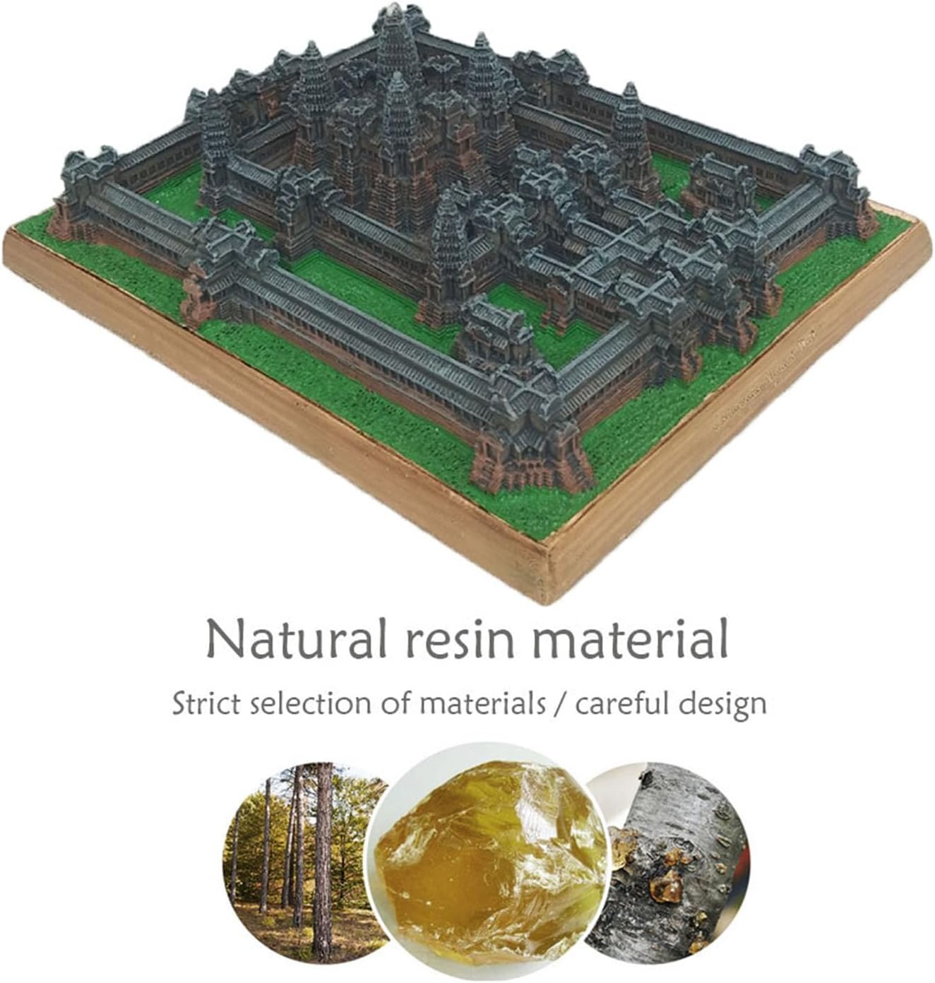 Angkor Wat Sculpture Statue Home Decor Resin Ornament