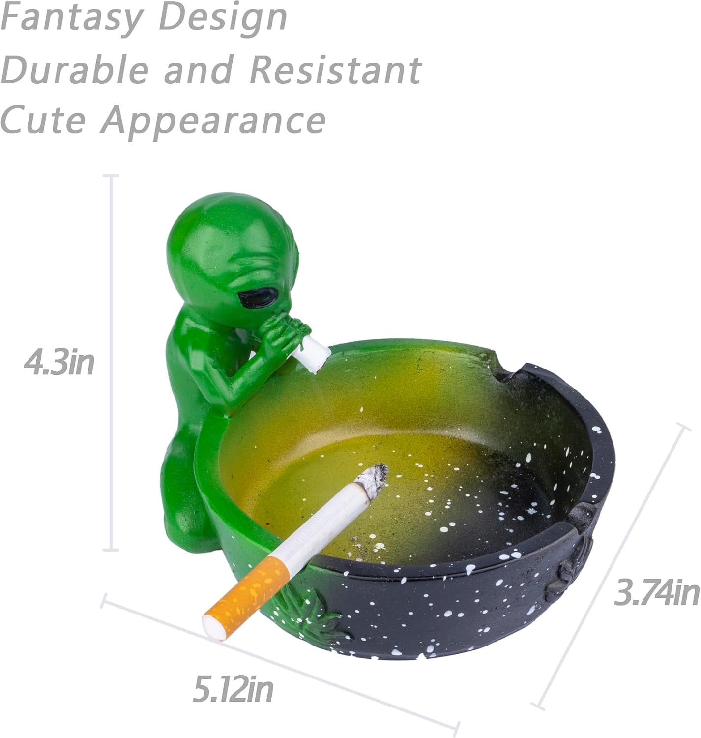 Alien Fantasy 512 Inch Outdoor Ashtray