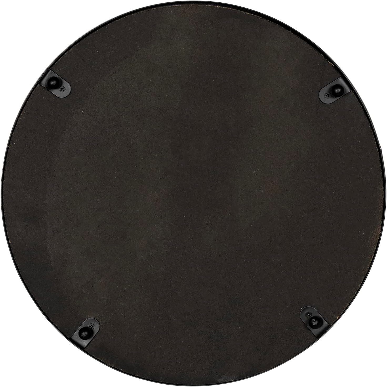 Stratton Home Decor Metal and Wood Round Tray