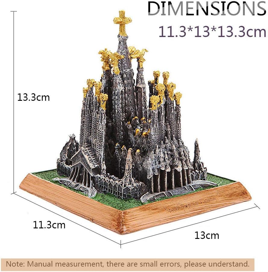 Sagrada Famlia Resin Statue Home Dcor Accent