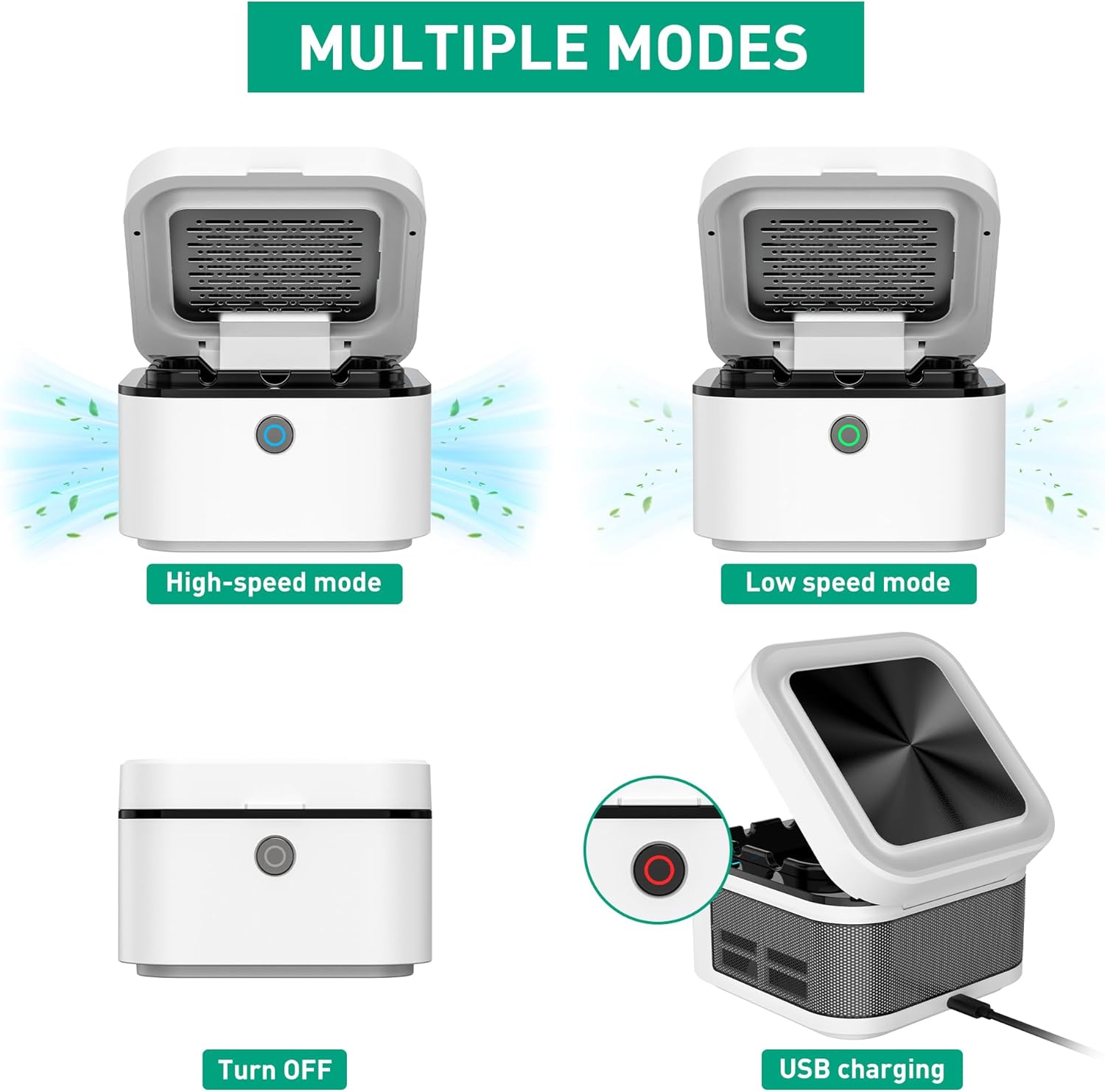 2 in 1 Air Purifier Smokeless Ashtray for Home Office Car
