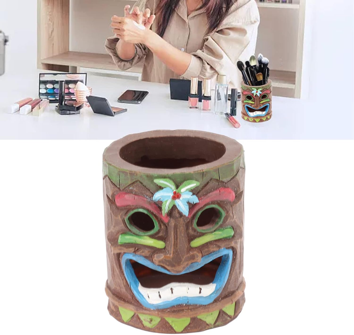 Grimace Ashtray Resin Tree Face Candle Holder