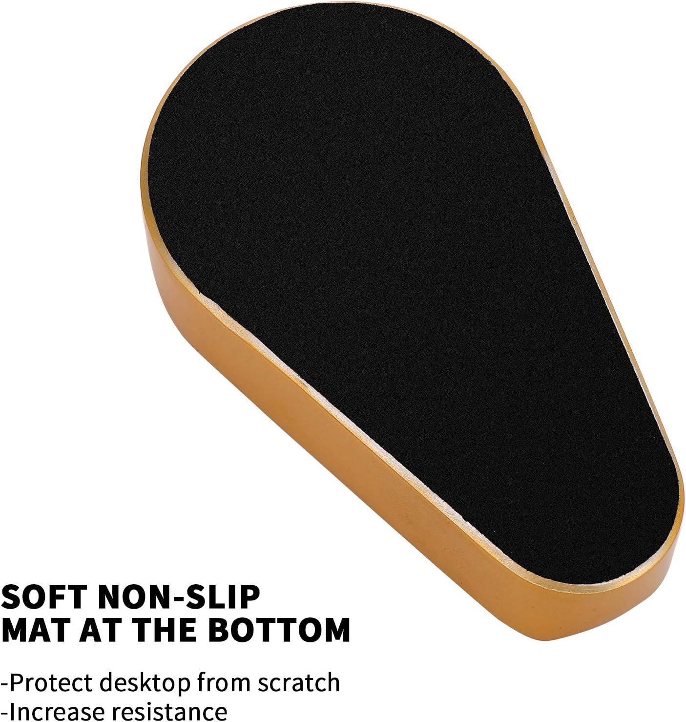 CiTree Cigar Travel Ashtray in Gold Metal