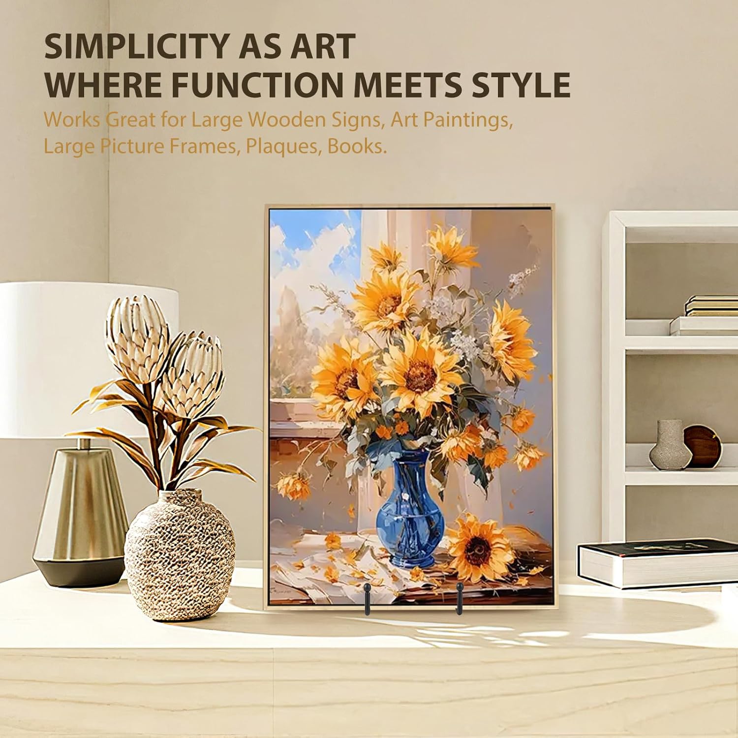 12 Inch Oversized Plate Holder Display Stand 2 Pack
