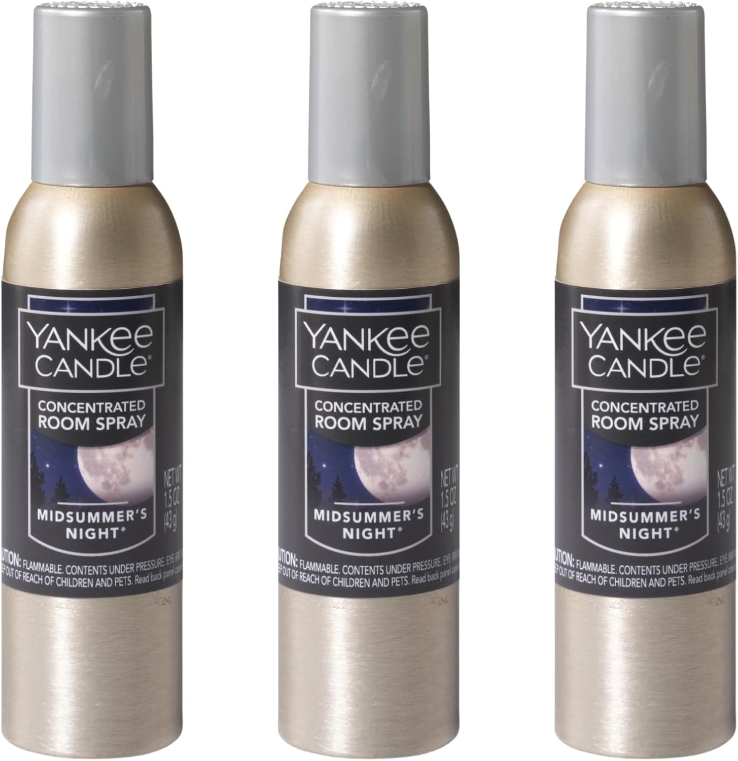 Yankee Candle Concentrated Room Spray Midsummers Night 15 Oz Pack of 3