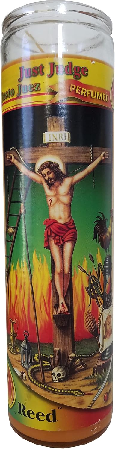 Staci19 Just Judge Orange Perfumed Pillar Candle