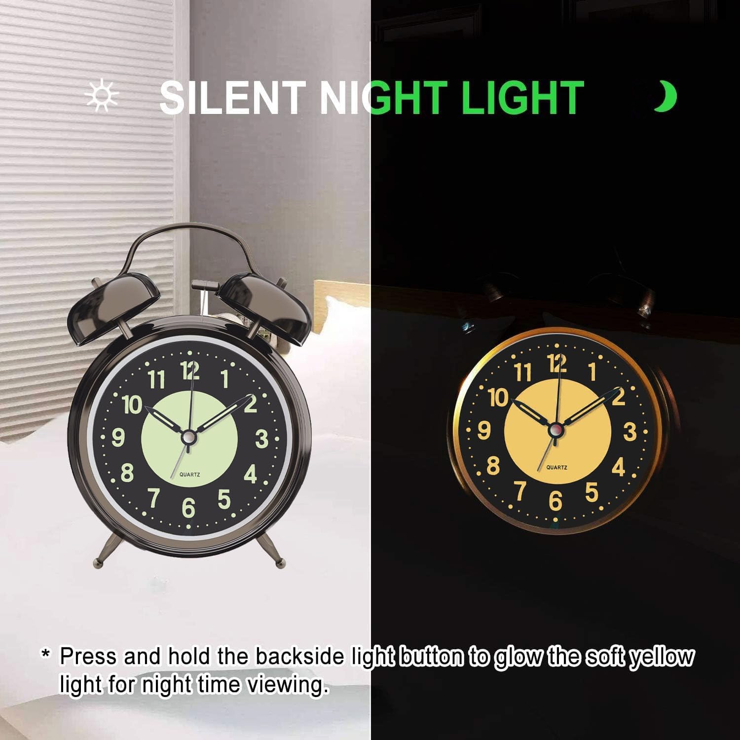 Lesipee Loud Alarm Clock for Heavy Sleeper