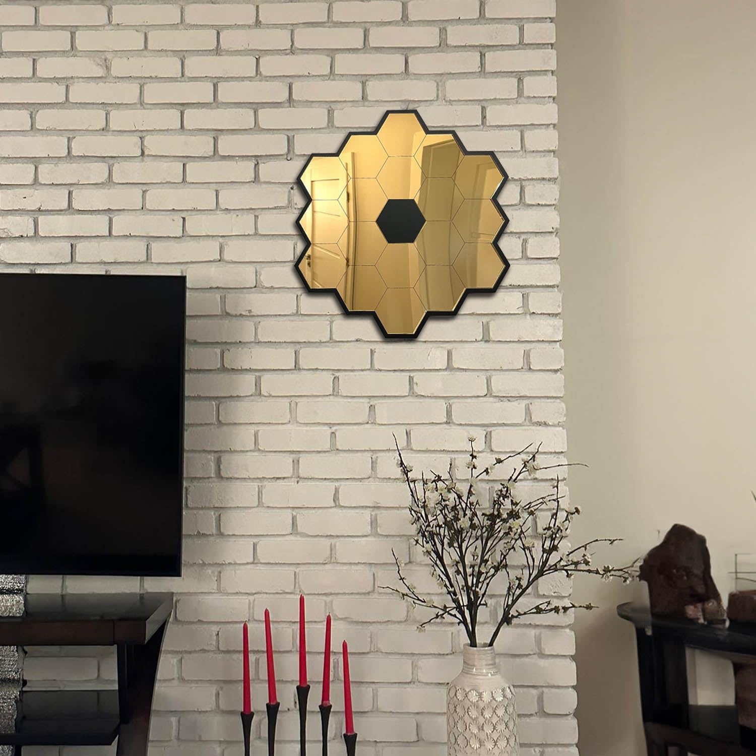 Medium JWST Telescope Mirror Wall Art