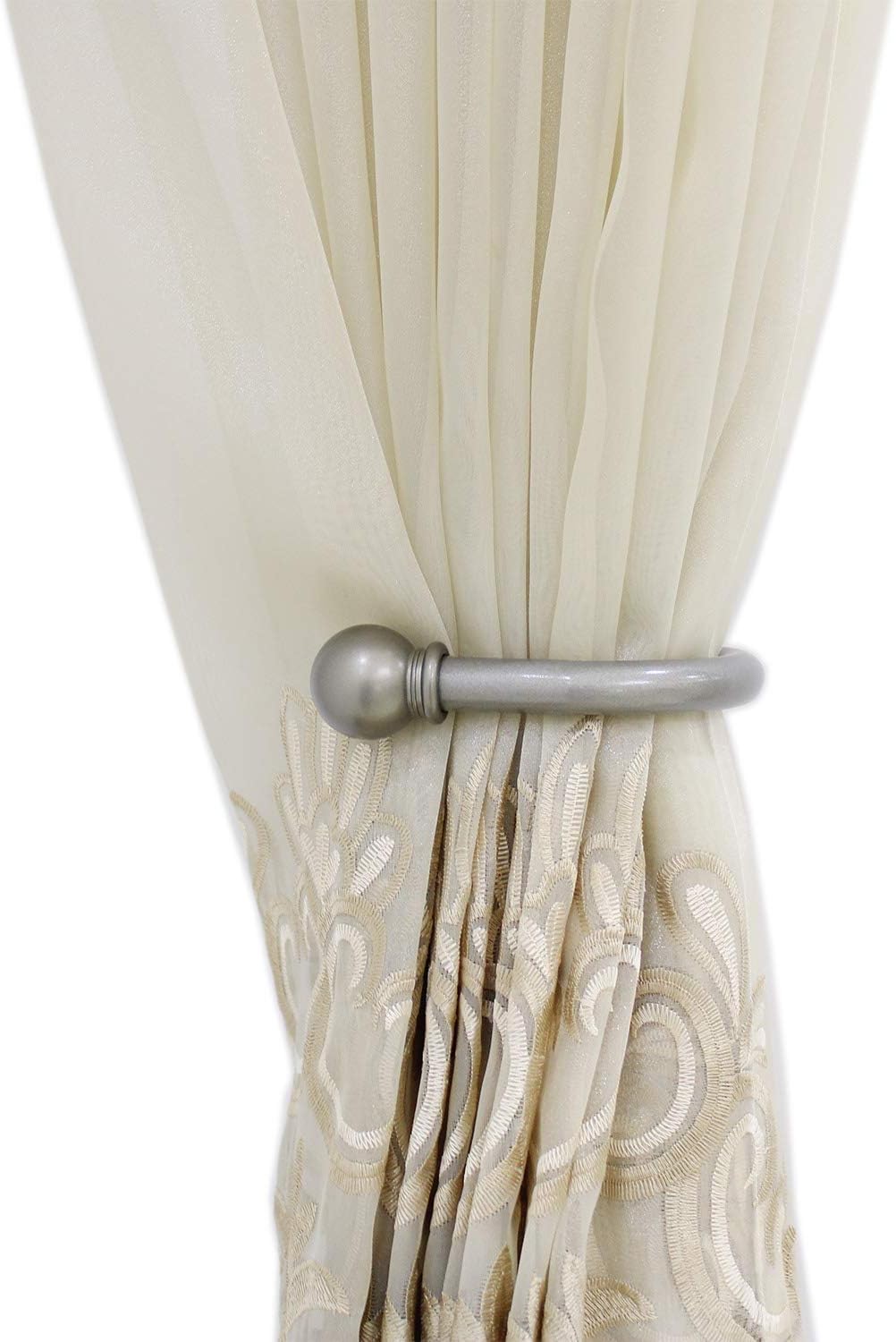Ulifestar Decorative Curtain Holdbacks Hooks Grey
