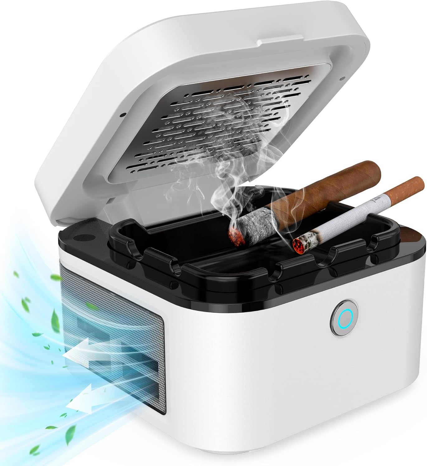 2 in 1 Air Purifier Smokeless Ashtray for Home Office Car