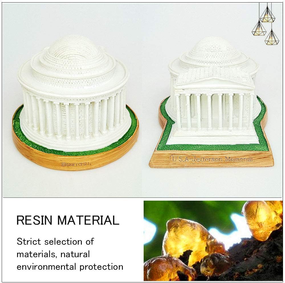 Thomas Jefferson Memorial Resin Statue Home Decor and Educational Gift