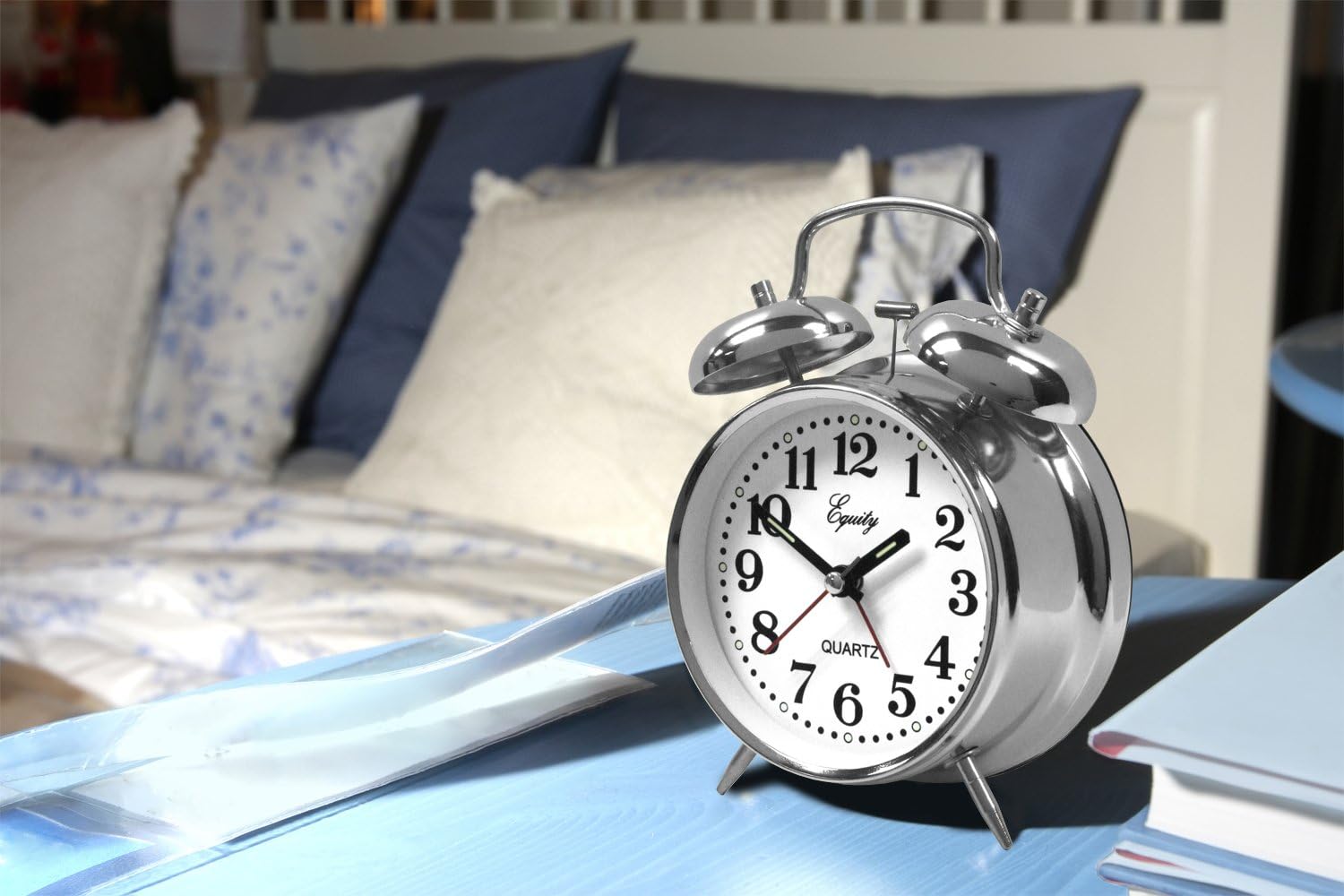 Equity 13014 Analog Twin Bell Alarm Clock 1
