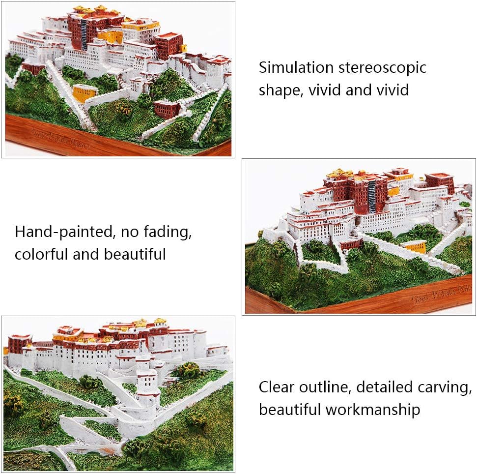 Potala Palace Resin Sculpture for Home Desk Decoration