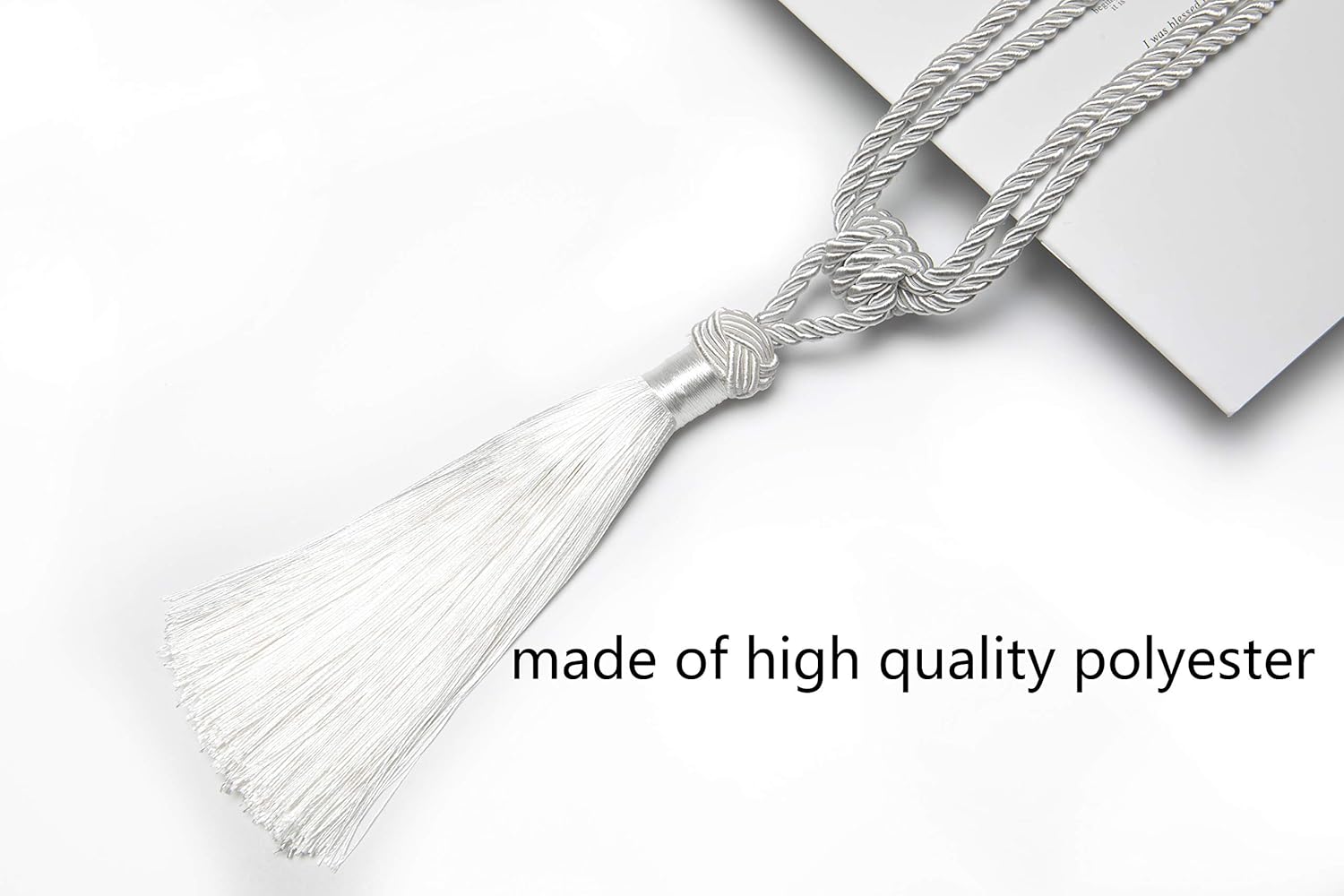 BEL AVENIR Curtain Holdbacks with Tassels 2 Pack