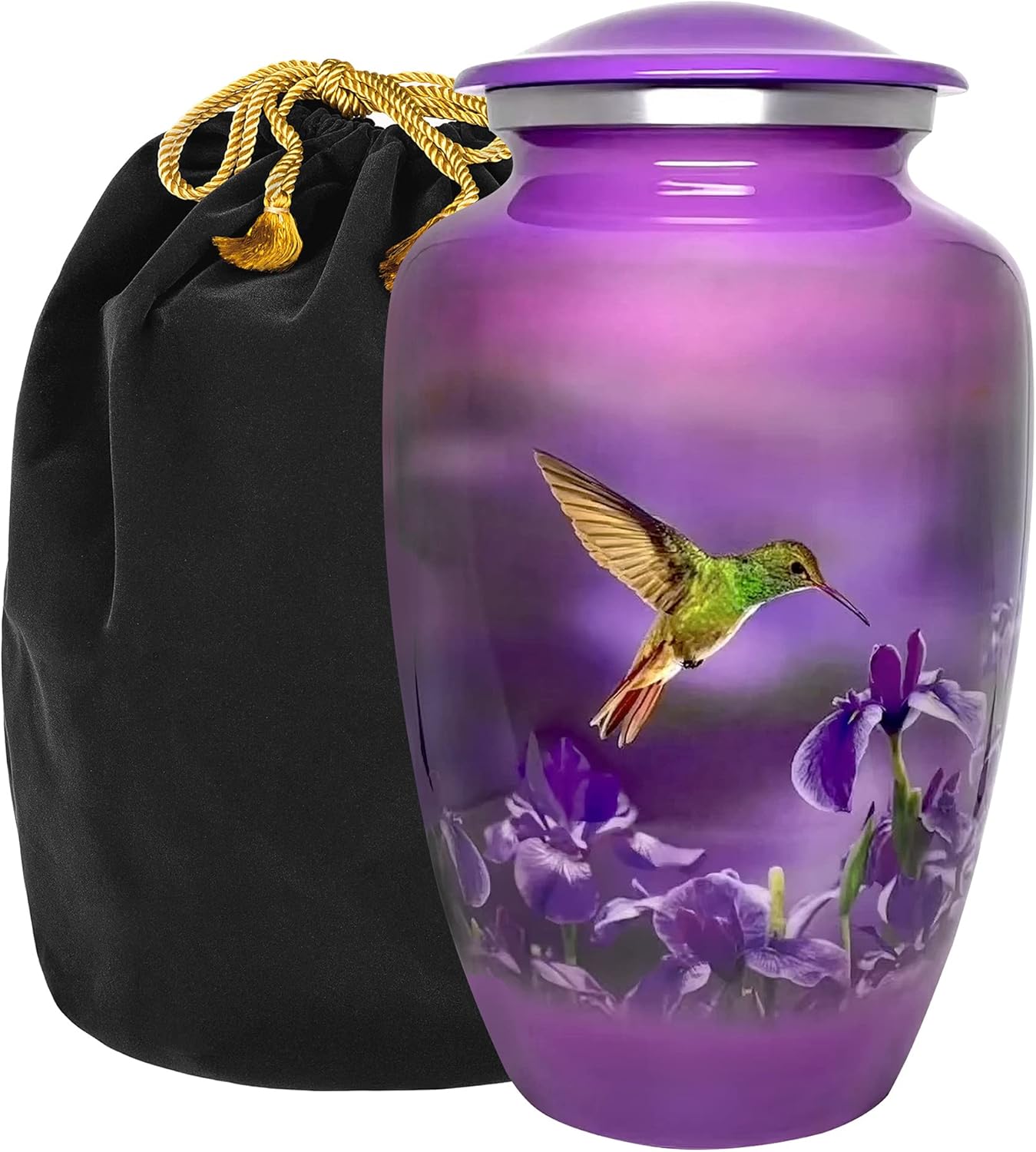 Large Hummingbird Urn for Human Ashes
