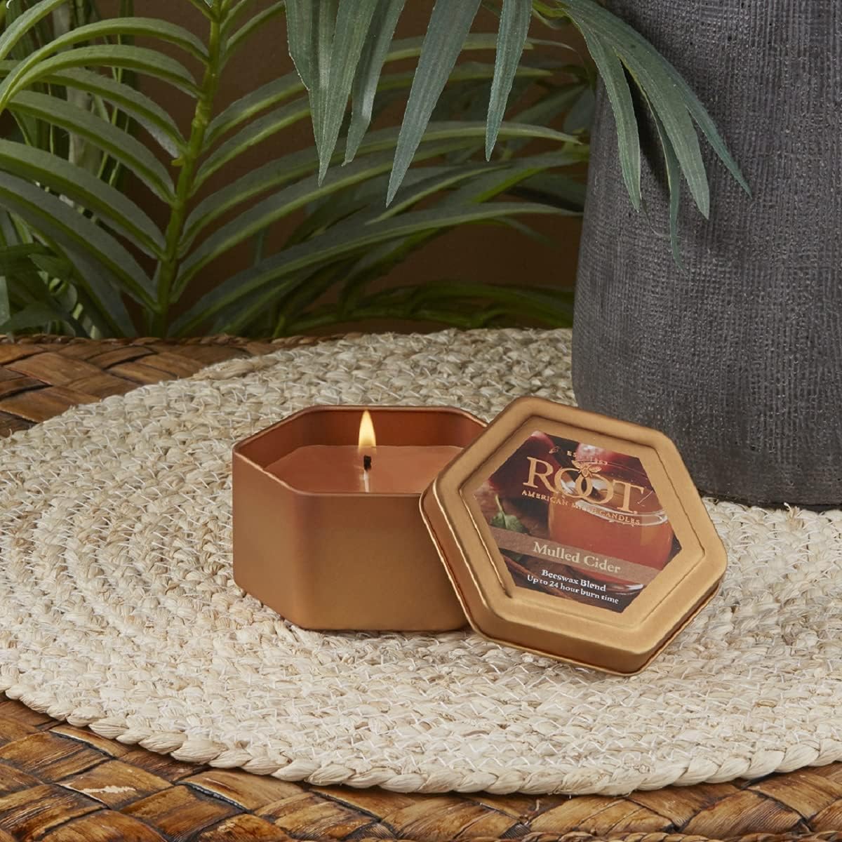 Root Candles Fall Scented Honeycomb Traveler Candle