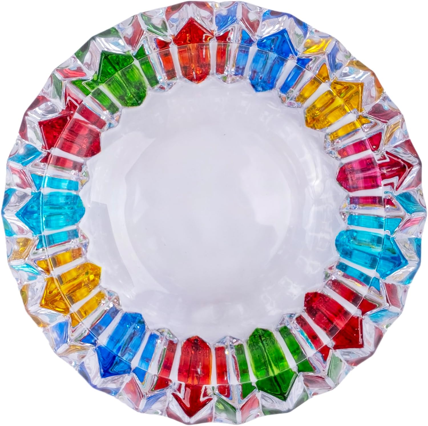 Yblenic Large Glass Cigarette Ashtray for Home and Office Use