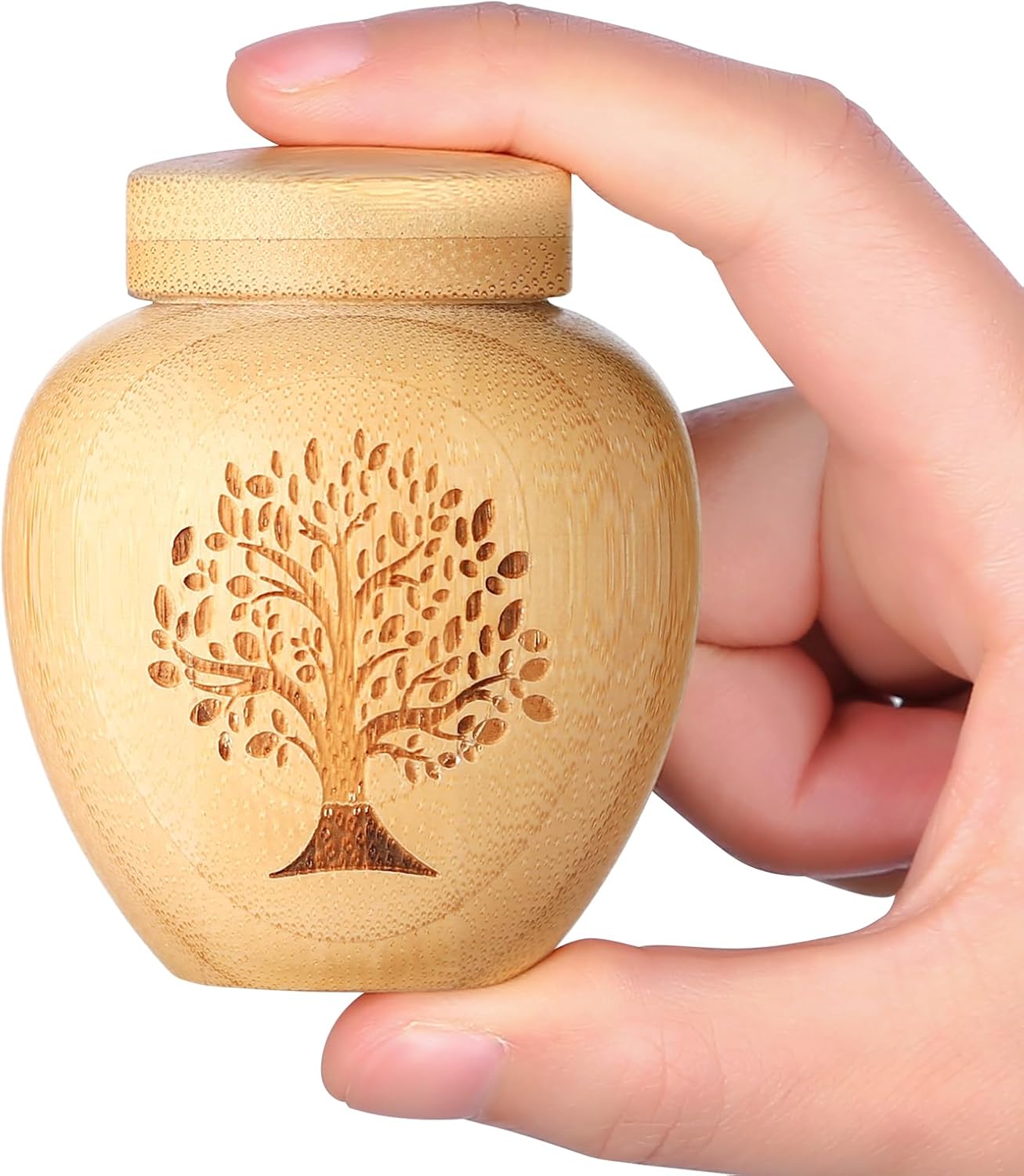 HOOMTREE Small Urns for Human Ashes Keepsake Set of 1