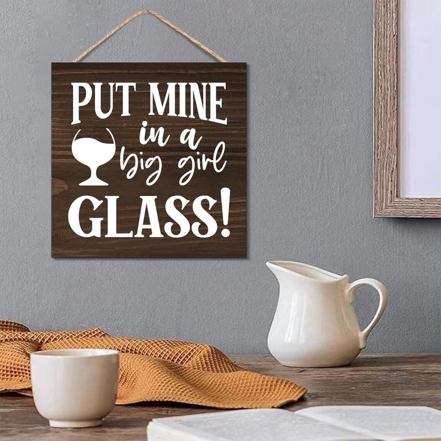 Rustic Wood Sign for Big Girl Wall Art Decor