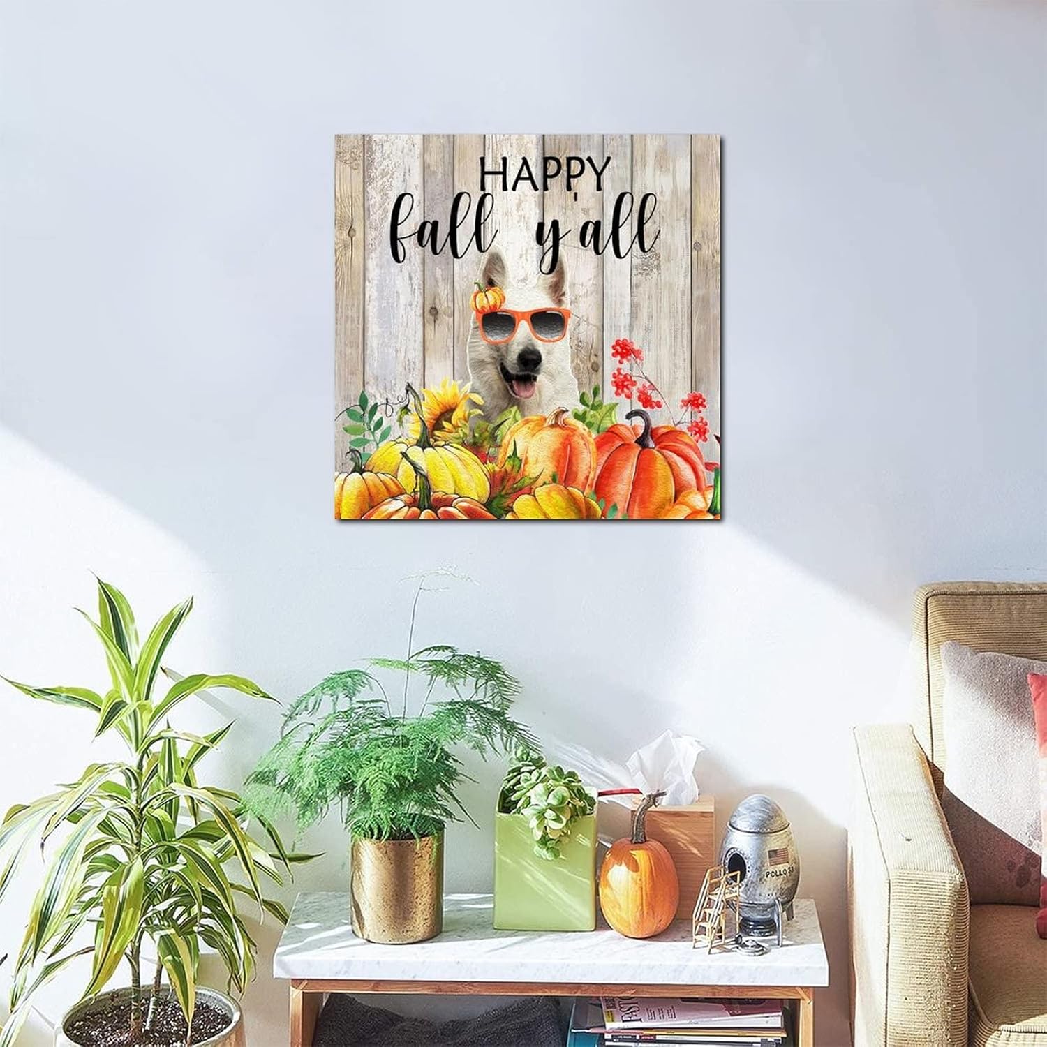 Thanksgiving Hello Fall Decorative Wooden Plaque Sign
