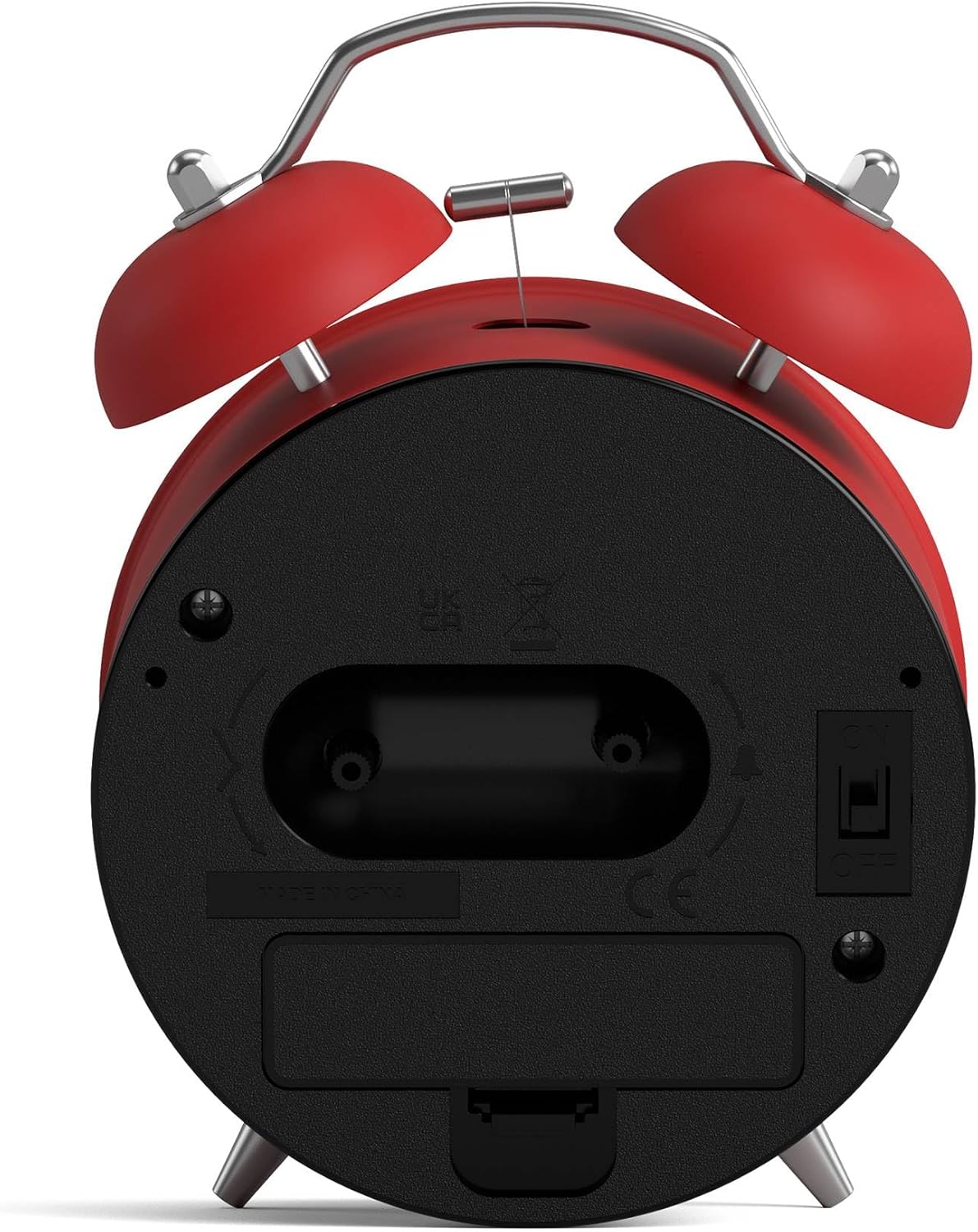 NEWGATE Charlie Bell Echo Alarm Clock Red