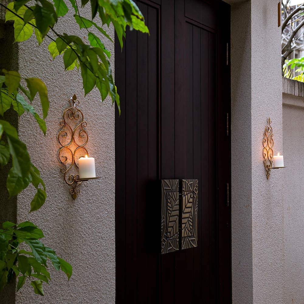 Sziqiqi Candle Sconces Wall Decor Set of 2