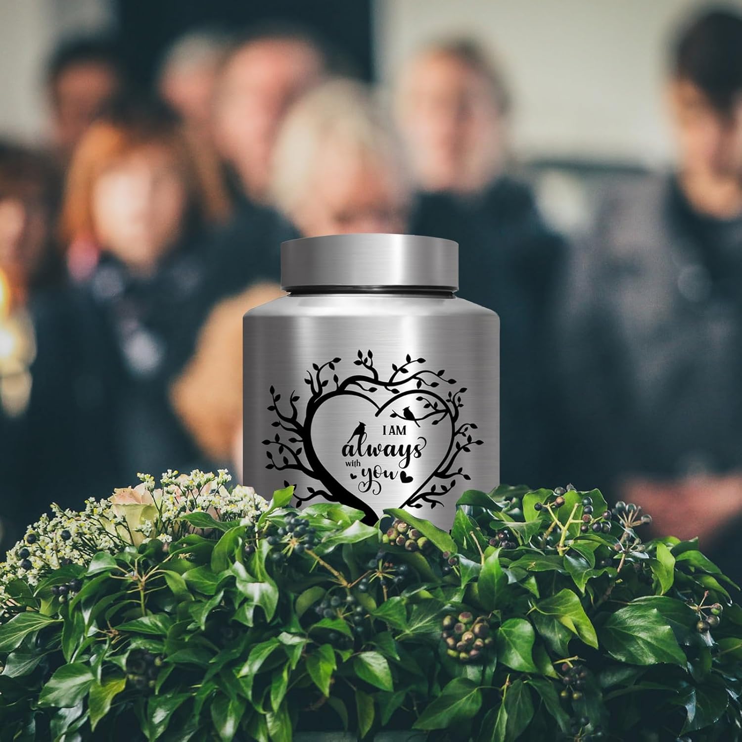 WAVITA Cremation Urn for Human Ashes 220 lbs Decorative