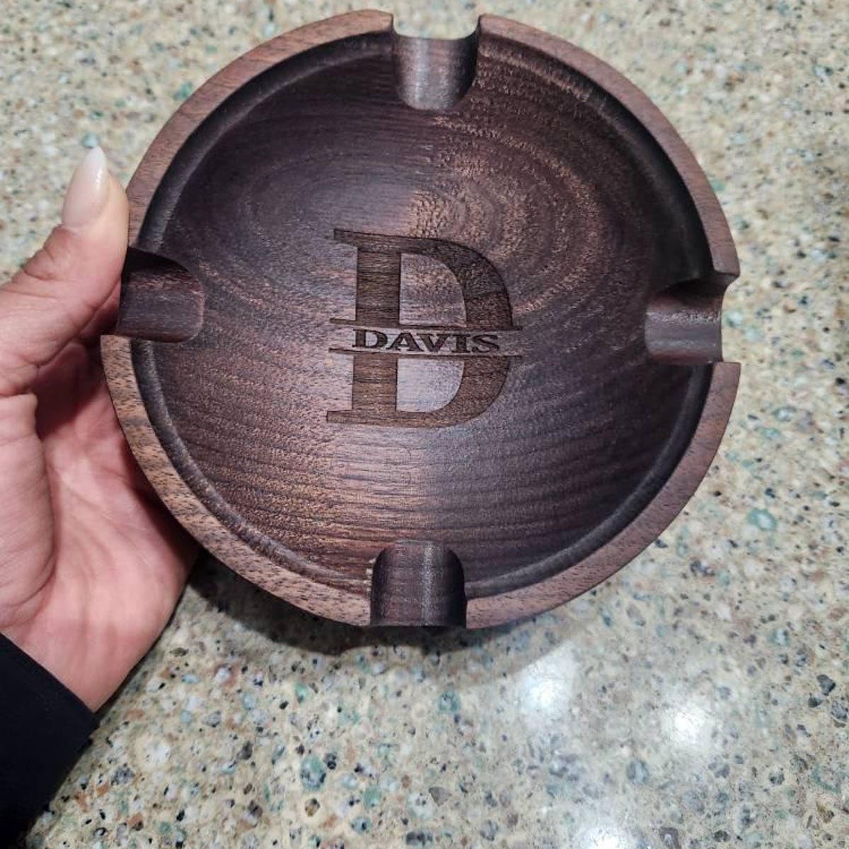 Personalized Cigar Ashtray With Name For Men