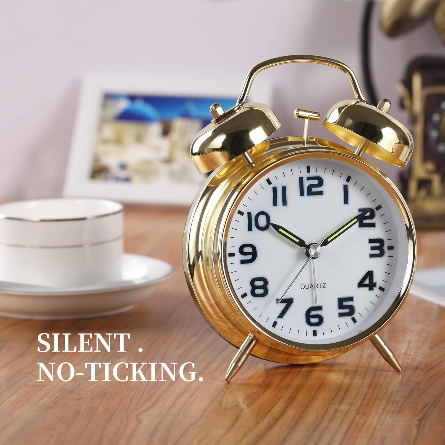Super Loud Alarm Clock with Backlight and Silent Mode