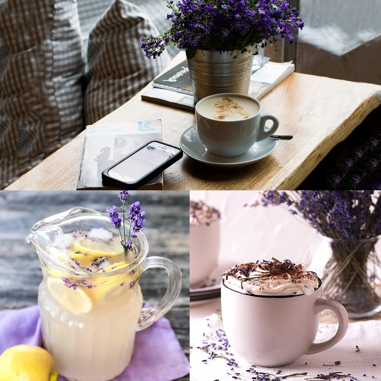 Premium Dried Lavender Flowers for Tea Candles Home Fragrance